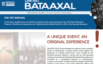 Dakar Biennale Newsletter / 4th Issue / May 2022 / Twice-monthly