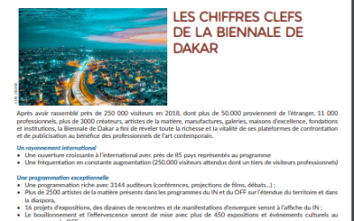 La newsletter de la Biennale de Dakar / édition N° 3 / Avril 2022 / Bimensuelle