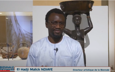 Elhadji Malick Ndiaye, Directeur artistique de la Biennale de Dakar