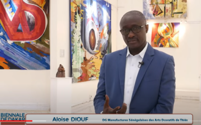 Aloïse Ndam Diouf, Directeur général des Manufactures sénégalaises des arts décoratifs de Thiès