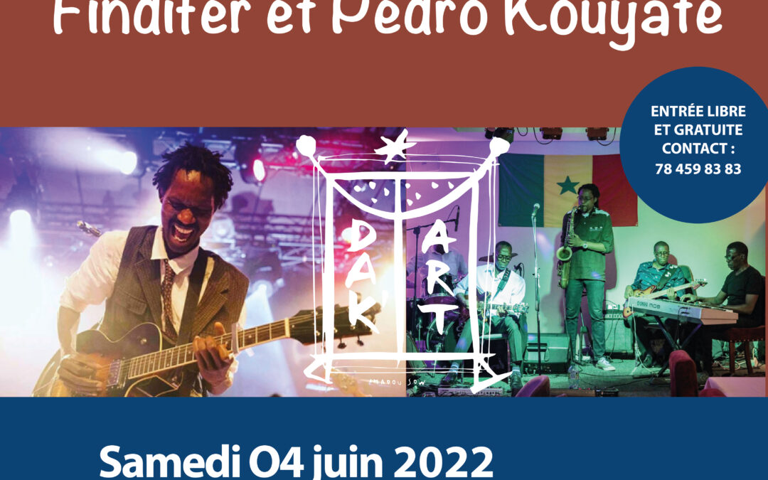 Concert exclusif : Findifer et Pédro Kouyaté, le samedi 04 juin 2022 à partir de 19h à l’ancien palais de justice (Cap Manuel)