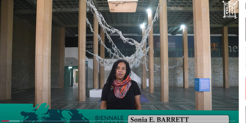 SONIA BARETTE LAUREATE DU PRIX DE LA MEILLLEURE SCULPTURE DU Dak’Art 2024 ( ANGLAIS )