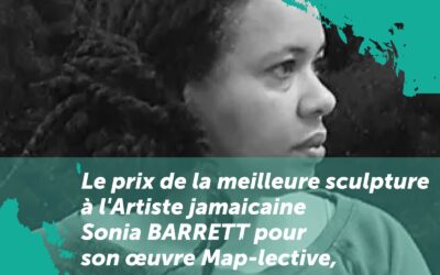 Le prix de la meilleure sculpture à l’artiste jamaïcaine Soia BARRETT pour son œuvre Map-lective