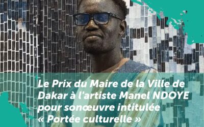 Le prix du Maire de la Ville de Dakar à l’artiste Manel NDOYE pour son œuvre intitulé « Portée culturelle »