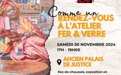 Anta Germaine Gaye organise le samedi 30 novembre de 17h à 20h une performance avec Slam dans « sa cour intérieure » en bas.